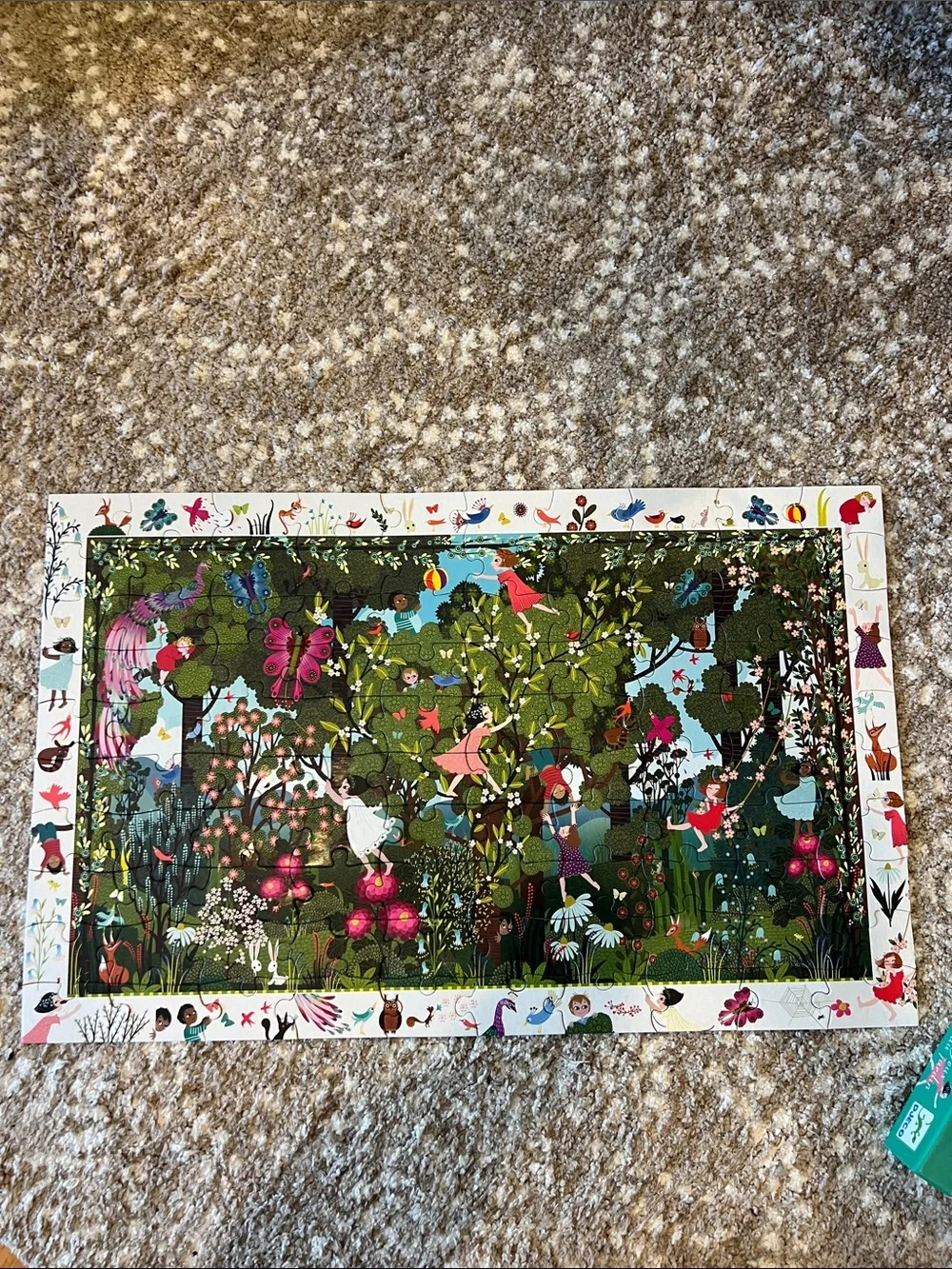 Djeco Kids Observation Puzzle - Green Forest Scene
